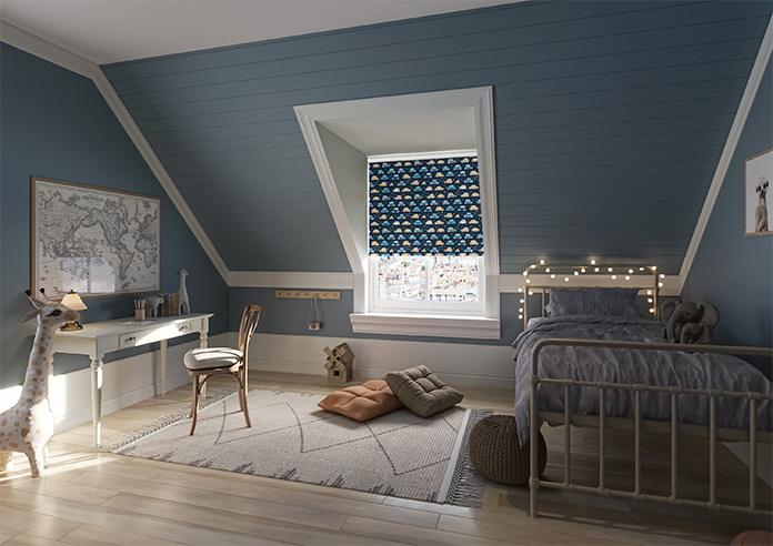 Roadtrip, Navy Blue - Roller Blind - Image 7